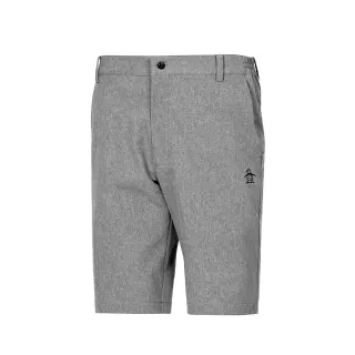 【Munsingwear】企鵝牌 男款灰色時尚簡約花紗素材高機能彈性防潑水短褲 MGTL8505