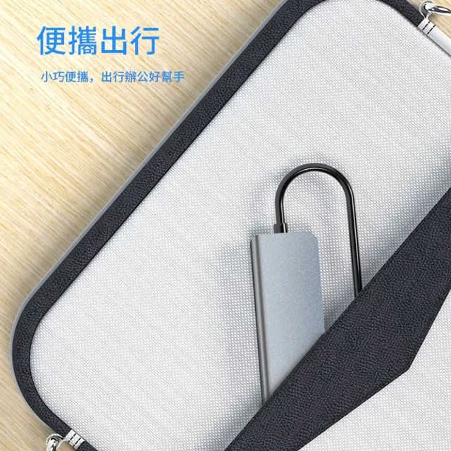 【Mass】6合1 MacBook Air/Pro 擴充集線器 4K高清Type-C快充轉接頭(筆電必備/87W快充/多功能Hub/旅行辦公)