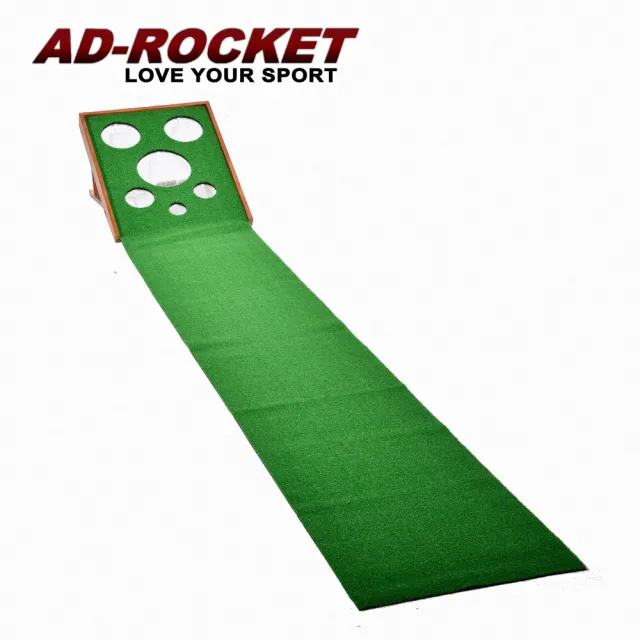 【AD-ROCKET】高爾夫多段高度多功能練習器 實木PRO款 /高爾夫練習器/推杆練習