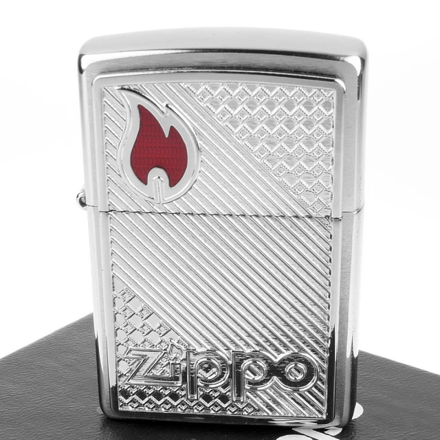 Zippo 美系~Zippo Tiles-磁磚圖案貼飾打火機