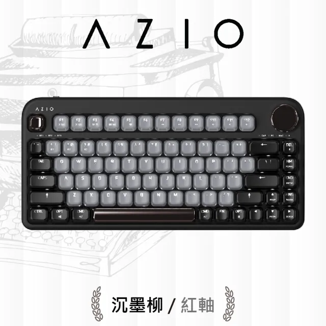 【AZIO】IZO 無線鍵鼠組(鍵盤+數字鍵盤+滑鼠)-多色可選