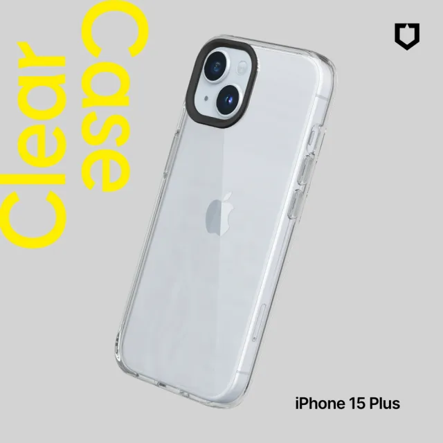 【Apple】iPhone 15 Plus(128G/6.7吋)(犀牛盾透明防摔殼組)