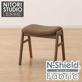 【NITORI 宜得利家居】◆耐磨耐刮 防潑水貓抓布 實木可堆疊椅凳 ST-01 MBR/NSF-BR 櫸木(耐磨耐刮)