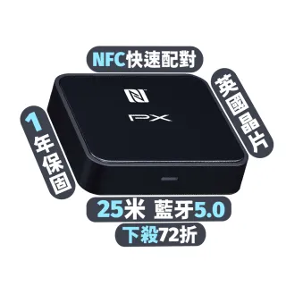 【-PX 大通】BTR-1600HDN 藍芽無線藍牙5.0接收器高傳真藍牙接收器音樂傳輸(光纖/左右聲道3.5mm)