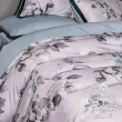 【AGAPE 亞加．貝】頂級60支《桐花季》100%純天絲 雙人特大6x7尺 鋪棉兩用被床罩八件組(專櫃100%天絲製)