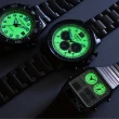 【CITIZEN 星辰】夜光型者限定款 80年代復古時尚計時雙顯錶-32.5x40.6mm(JG2147-85X)