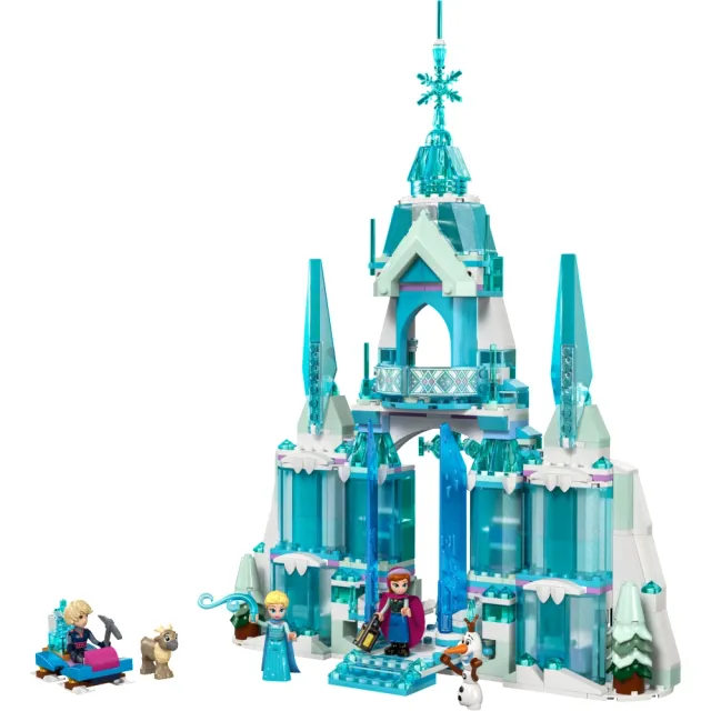 【LEGO 樂高】迪士尼公主系列 43244 艾莎的冰雪宮殿(Elsa’s Ice Palace 冰雪奇緣 禮物)