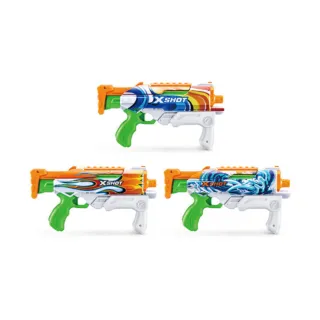 【ToysRUs 玩具反斗城】X-Shot X特攻快充塗裝水槍單枝裝-隨機出貨(兒童 玩具 玩水)