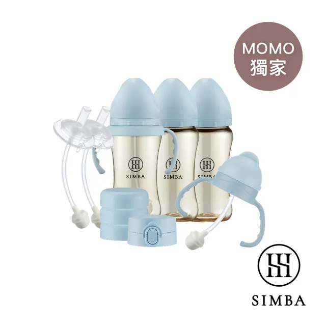 【Simba 小獅王辛巴官方直營】熱賣！蘊蜜鉑金PPSU頂級奶瓶全能旗艦組(momo獨家)