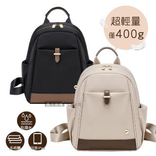【J.S.優品】清甜美型 迷你小巧後揹包 可容納iPad 旅行/外出質感小包(防水包 輕量多格層防潑水)