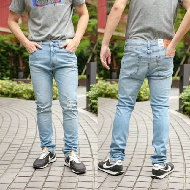 【LEVIS】Levis 510 窄版牛仔長褲 彈性 修身 skinny 彈性 長褲 Levis 丹寧 牛仔 平輸品(牛仔褲9442)