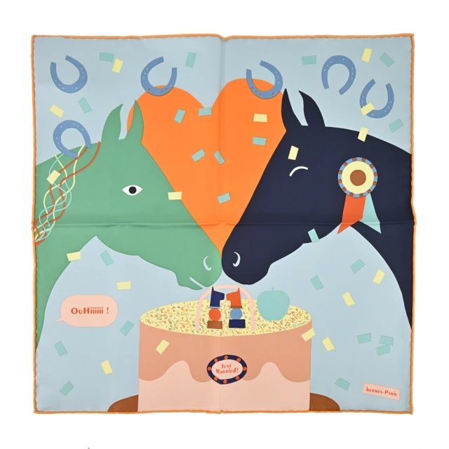 Hermes 愛馬仕 Ex-Libris 刺繡Twilly絲