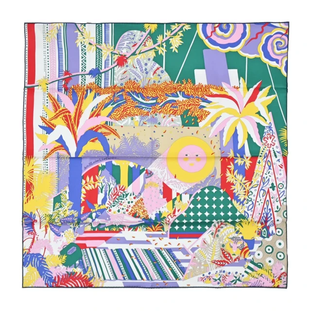 Hermes 愛馬仕 Ex-Libris 刺繡Twilly絲