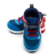 【POLI 波力】中童 16cm-20cm 兒童電燈運動鞋 台灣製造(藍紅 34106)