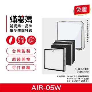 【著媽】濾網1套(適用 佳醫 超淨 AIR-05W HEPA-05 空氣清淨機)