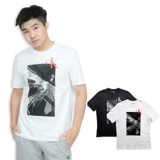 【Calvin Klein 凱文克萊】Calvin Klein 市景 短T 純棉 T恤 現貨 大尺碼 CK短袖 上衣(短袖 T恤9436AC5)