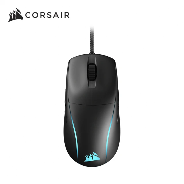 CORSAIR 海盜船 M75 RGB超輕量電競滑鼠(黑)評