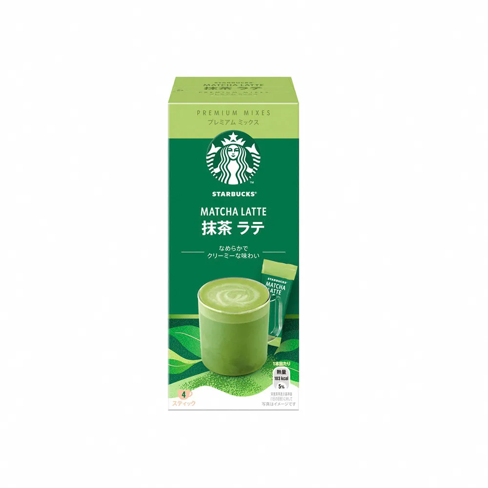 【STARBUCKS 星巴克】特選系列-抹茶拿鐵4入/盒