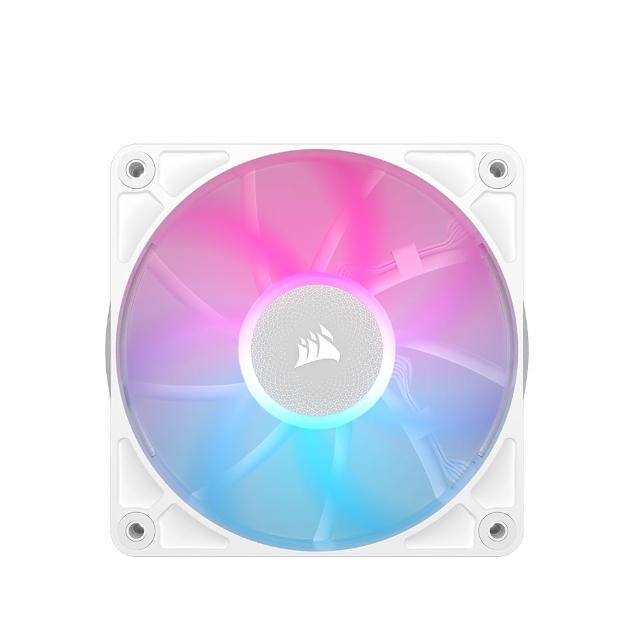 【CORSAIR 海盜船】iCUE LINK RX120 RGB風扇(白)