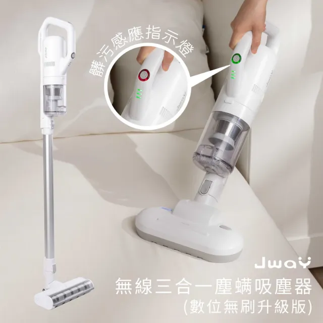 【JWAY】無線三合一塵蹣吸塵器 愛上吸塵(升級版 JY-SV01MP)
