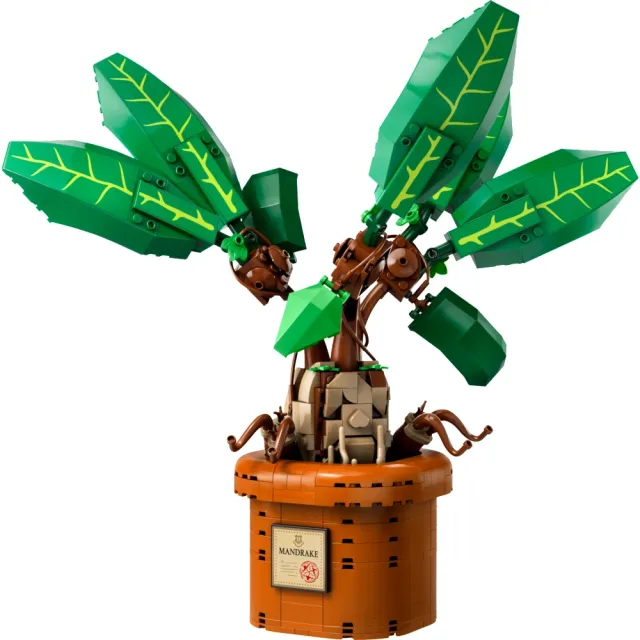 【LEGO 樂高】哈利波特系列 76433 魔蘋果(Mandrake 植物模型 禮物 DIY積木)