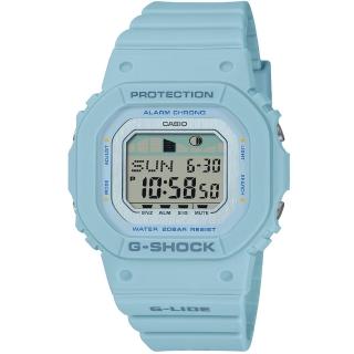 【CASIO 卡西歐】卡西歐G-SHOCK潮汐月相電子錶-藍(GLX-S5600-2 臺灣公司貨)