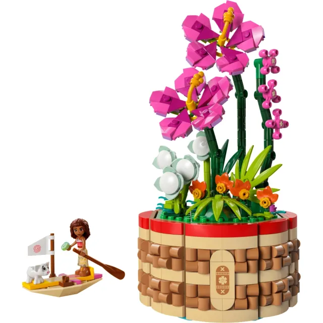 【LEGO 樂高】迪士尼公主系列 43252 莫娜的花盆(Moana’ s Flowerpot 海洋奇緣 禮物)