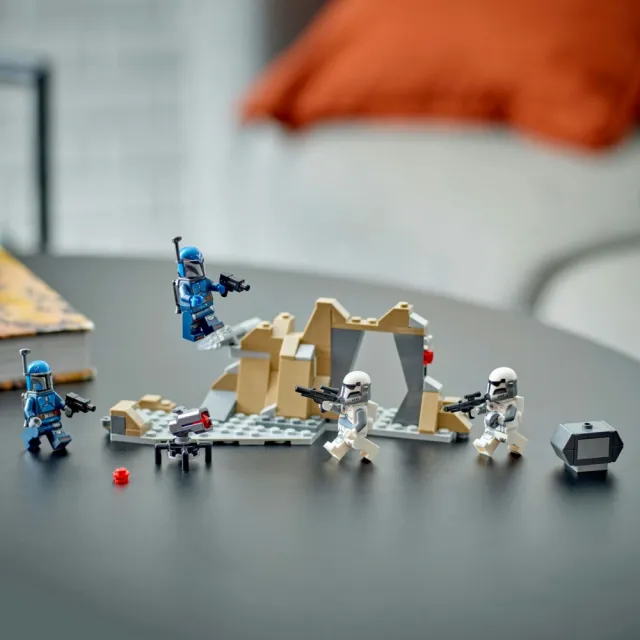 【LEGO 樂高】星際大戰系列 75373 Ambush on Mandalore Battle Pack(曼達洛星 曼達洛星 禮物)