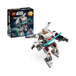 【LEGO 樂高】星際大戰系列 75390 路克天行者X翼機甲(Luke Skywalker X-Wing Mech 星際玩具 禮物)