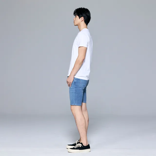 【Lee】男裝 短袖T恤 / 胸前閃色 系列LOGO印花 共2色 標準版型(LB302011K11 / LB302011K14)