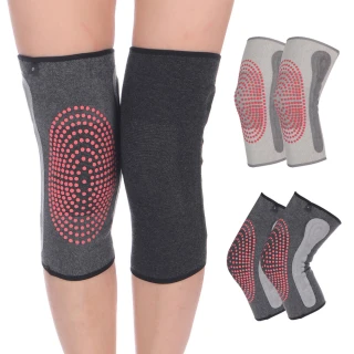 【QLZHS】石墨烯發熱彈簧減壓支撐護膝 2入組(緩解老寒腿/膝關節不適/運動護具)