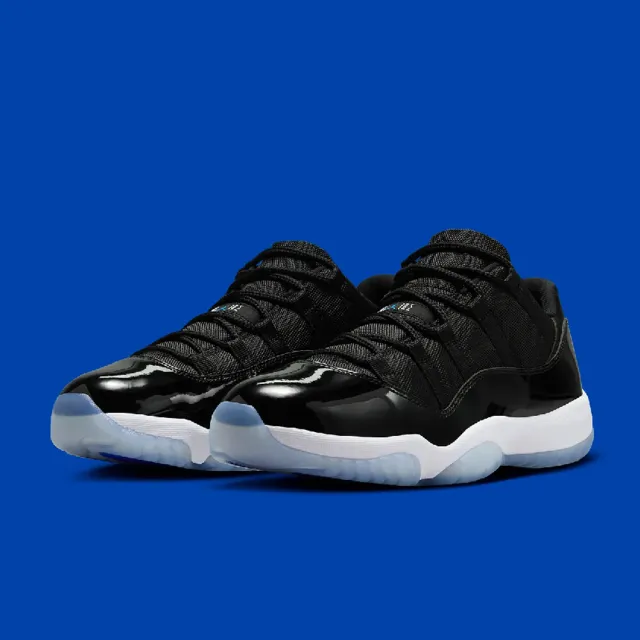 【NIKE 耐吉】休閒鞋 Air Jordan 11 Low Space Jam 2024 經典復刻 冰底 黑白 男鞋 FV5104-004