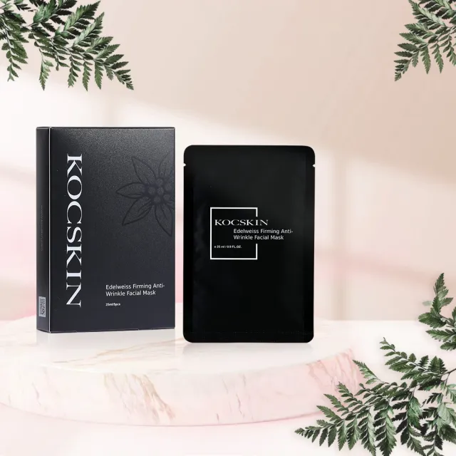 【KOCSKIN 克麗詩黛】全能亮白活膚面膜x2盒+雪絨花緊緻賦活面膜x2盒