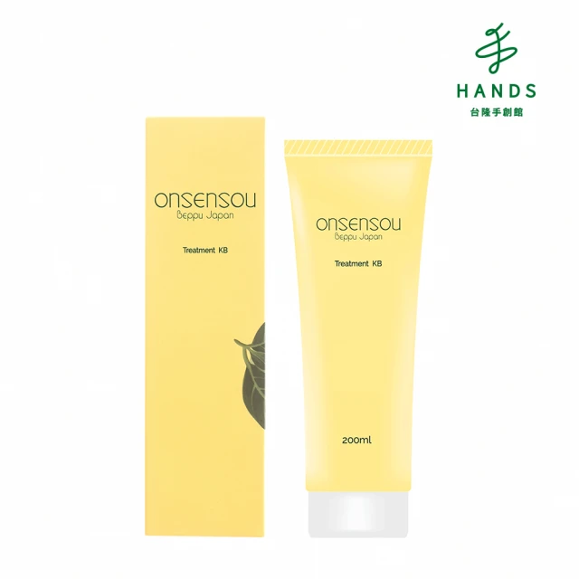 HANDS 台隆手創館 日本ONSENSOU溫泉藻精華潤澤修護髮乳柑橘200mL