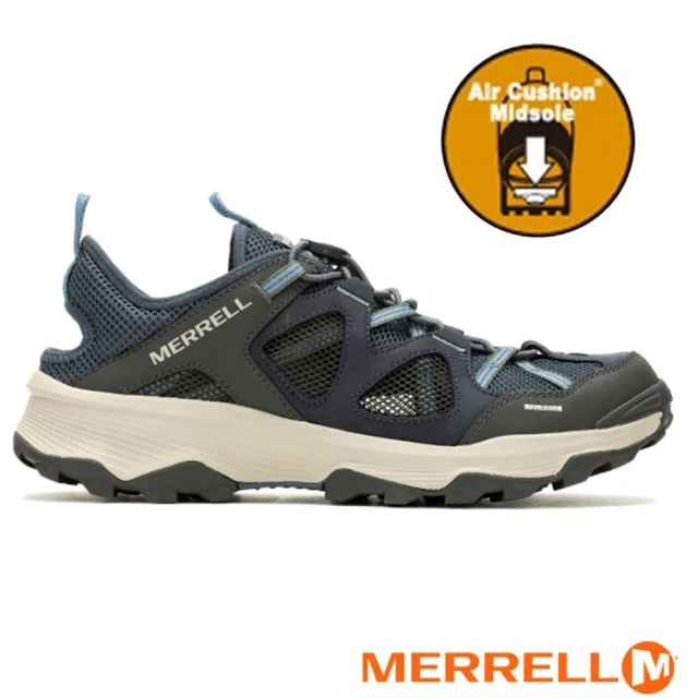 MERRELL 男 SPEED STRIKE LTR SIEVE 多功能透氣水陸兩用鞋.休閒運動鞋(ML037575 深藍色)