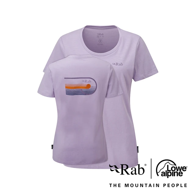 RAB Stance Cinder Tee Wmns 透氣短袖有機棉T恤 女款 紫丁香 #QCB86