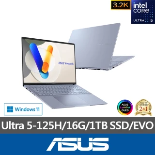 【ASUS】Office 2021組★16吋Ultra 5輕薄筆電(VivoBook S S5606MA/Ultra 5-125H/16G/1TB SSD/W11/3.2K/EVO)