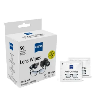 【ZEISS 蔡司】濕式拭鏡紙 50入(盒裝)