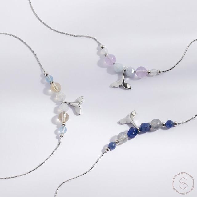 【SPANCONNY 飾品控】專屬守護 l 海藍寶 黃水晶 藍紋石 l 天然水晶項鍊(CONNY系列)