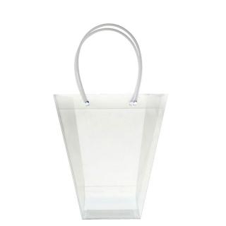 【塔克】PP花袋 鮮花袋 / 10入 加大號 梯形透明 /防水袋 手提袋 禮品袋 盆栽袋 綠植袋 環保袋