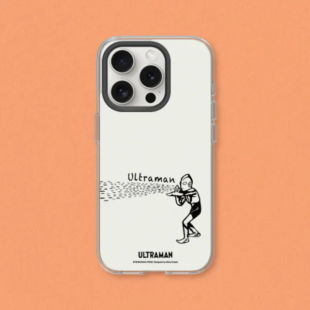 【RHINOSHIELD 犀牛盾】iPhone 14系列 Clear透明防摔手機殼/經典超人斯派修姆光線(超人力霸王)
