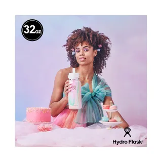 【Hydro Flask】Sugar Rush 32oz/946ml 寬口 真空 吸管 提環 保溫瓶(保溫 保冰 保冷 大容量 手搖杯)
