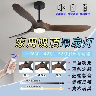 【LADUTA 拉布塔】60吋風扇 風扇燈 DC吊扇 遙控吊扇燈(電風扇 循環扇 吸頂燈)