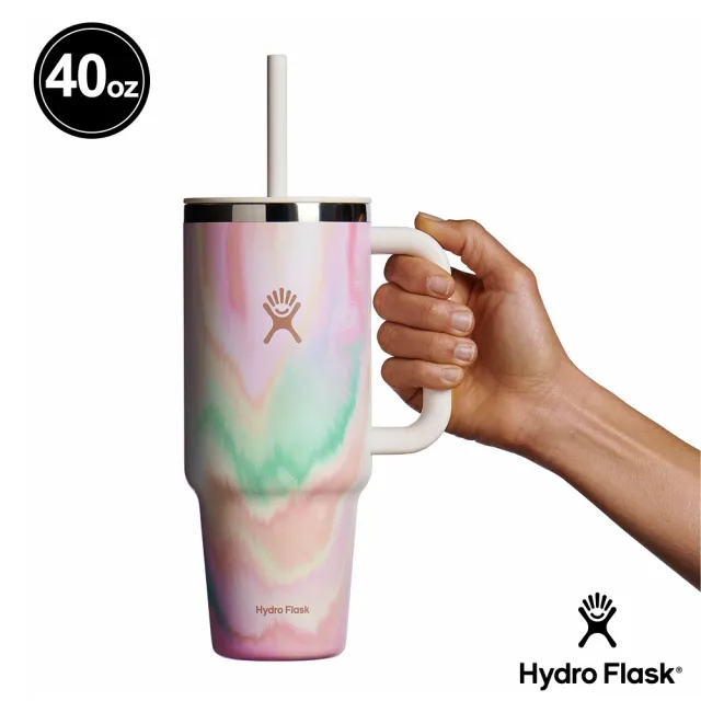 【Hydro Flask】Sugar Rush 40oz/1182ml 吸管 冰霸杯 隨手杯(大容量 提把 保冷 保冰 保溫)