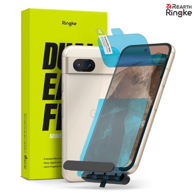 【Ringke】Google Pixel 8a 6.1吋 Dual Easy Film 滿版螢幕保護貼 2入 附安裝工具(Rearth 保貼)