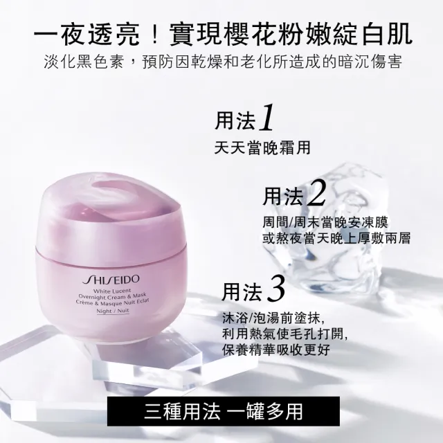 【SHISEIDO 資生堂國際櫃】激透光超能櫻花凝霜 75ml