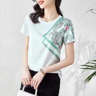 【LANNI 藍尼】★高階貴婦法式熟女上衣(上衣/女裝/T恤/休閒/百搭)