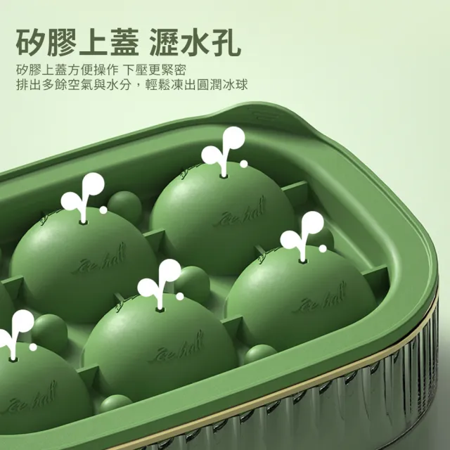 【YUNMI】六格冰球製冰盒 冰球模具 冰塊模具 夏季冷飲必備(威士卡冰球/造型冰球)