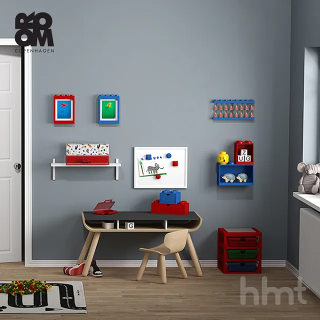 【Room Copenhagen】Room Copenhagen LEGO BOOK RACK 樂高壁掛書架(樂高正式授權商品)