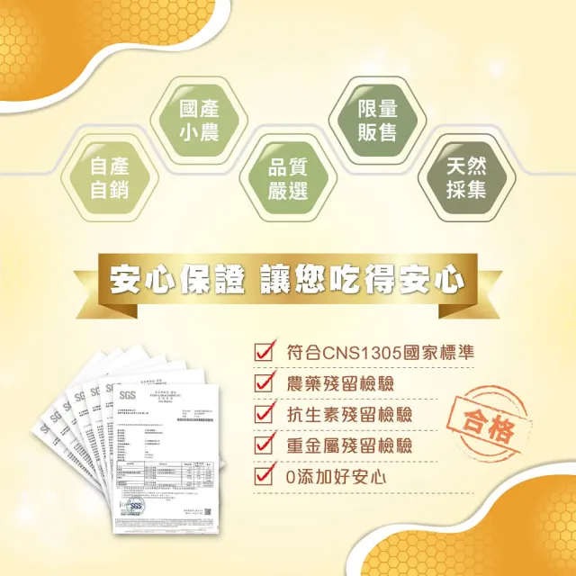 【真豐巢】100%台灣純蜂蜜2桶組口味任選(1200g/桶;龍眼/荔枝/百花)